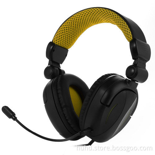 OEM Super bass good quality gaming computer headsets with microphone